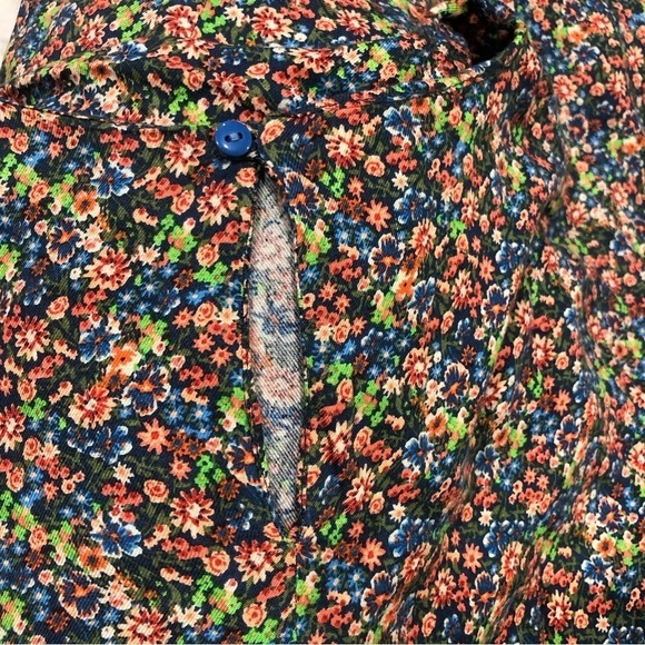 Zara Girls Casual Collection Long Sleeve Retro Floral Pattern Size 9/10 cm 140 - Picture 6 of 7